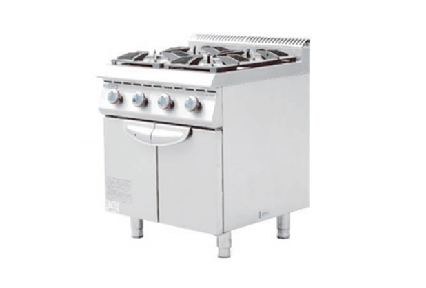 燃氣四頭煲仔爐連柜-JBX012