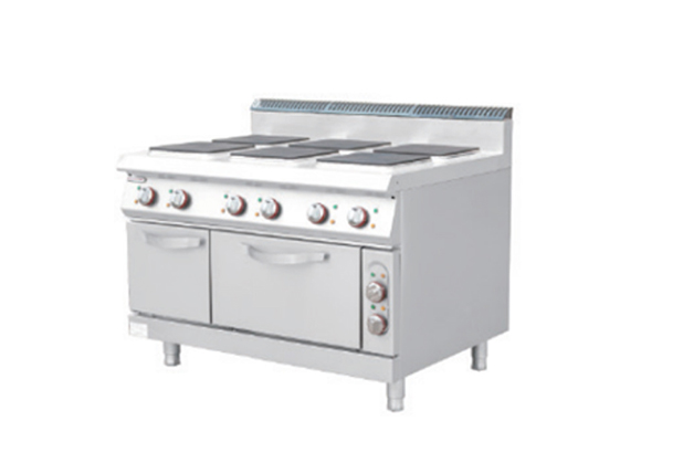 電六頭煮食爐連焗柜方頭-JBX011