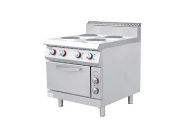 電四頭煮食爐連柜圓頭-JBX008