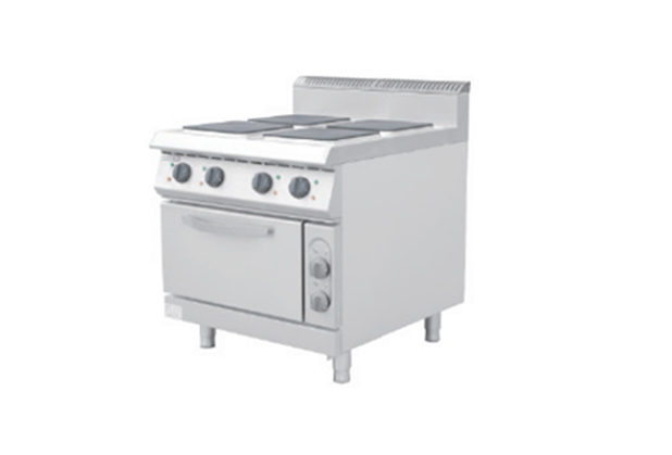 電四頭煮食爐連柜方頭-JBX009